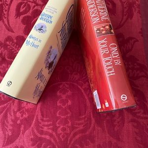 CATHERINE ANDERSON 2 HARD COVER BOOKS .